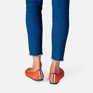 • Rothy’s • Persimmon Marina Heel Stripe Flats 7